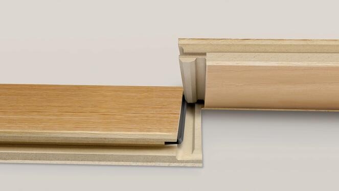 Photo lames contrecollées à clipser